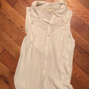ModCloth sleeveless blouse, women’s size small